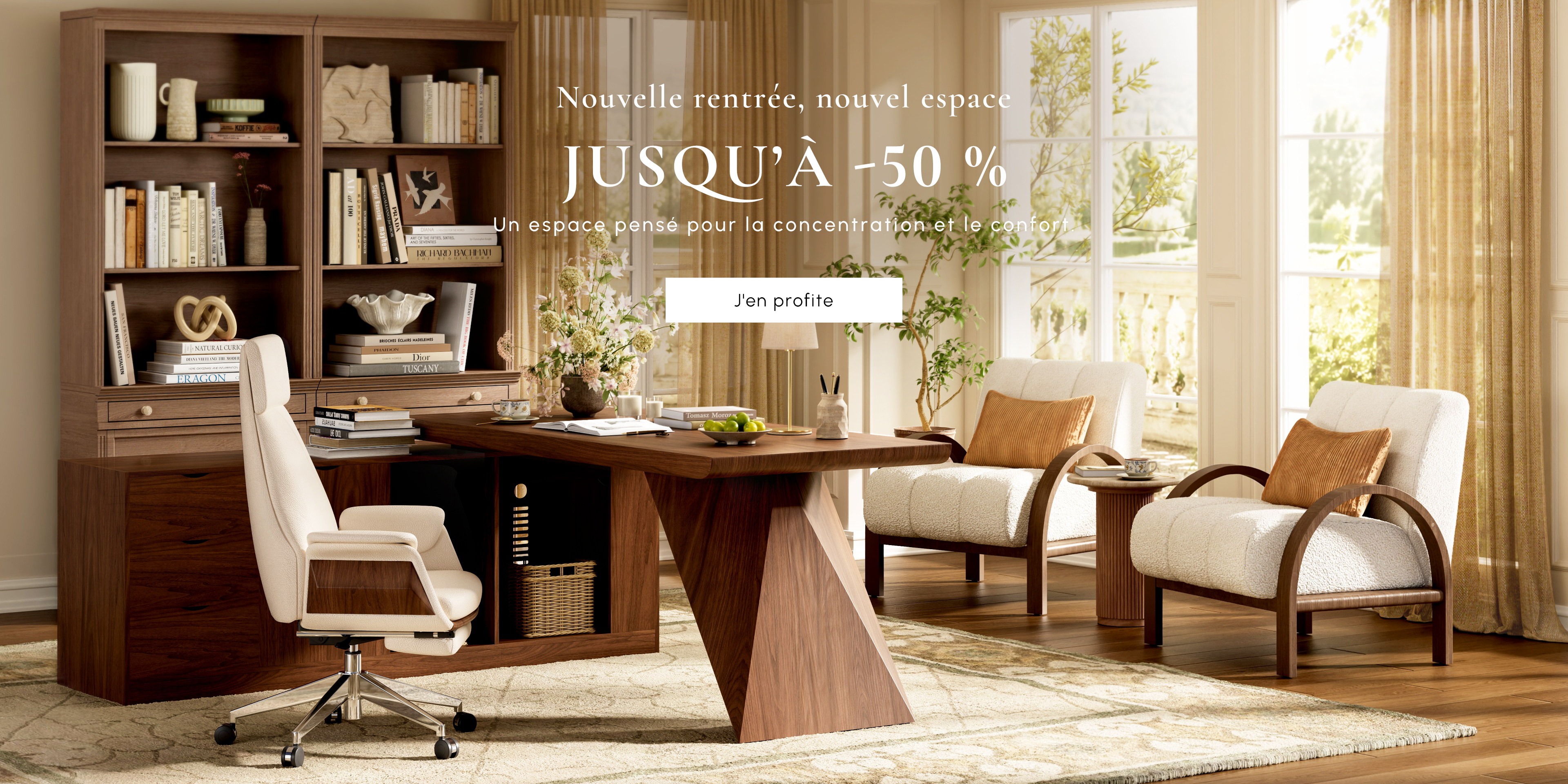 JUSQU'À 50 % DE RÉDUCTION