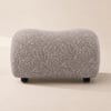 15" Performance Bouclé Gebogen Ottoman