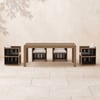 Wevara 7-Piece Outdoor Rope Weave Dining Set with 6 Chairs