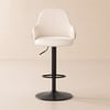 Velvet Swivel Adjustable Bar Stool, 1 Piece