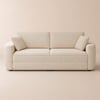 Sofá-cama dobrável Queen de 80 polegadas (203 cm) com 3 lugares em chenille e capa removível