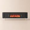 Sintered Stone Surface TV Lowboard with Electric Fireplace & Remote Control Function, 2000 mm