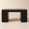 Bureau réglable en hauteur Velign avec meuble de rangement à 2 portes en noir, 152 cm