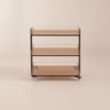 23.6" Modern 3-Tier Acrylic Bar Cart