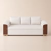 Sofá-cama dobrável conversível com mesa de café elevatória
