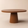 Japandi 100 cm – 140 cm Extendable Wooden Dining Table in Walnut for 4-6 People