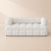 Sofá cama convertible de 3 plazas en tejido bouclé 170 cm