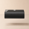 Humply Floating Leather 1-Drawer Smart LED Nightstand with Sintered Stone Top