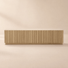 TV-Lowboard Aura 213 cm aus gerillter Esche in Natur mit Sintersteinplatte