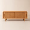 1200mm Solid Rubberwood Natural Entryway Bench with Storage