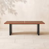 Grida Outdoor Teak & Aluminium Rectangular Dining Table, Seats 8 (2388 mm)
