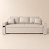 2103mm ausziehbares Bett, Vollschlafsofa, gepolsterter Leder-Stauraum mit Lautsprecher