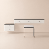 160 cm moderno mobile lavabo galleggiante nero con piano in vetro temperato