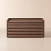 Wooden 1-Drawer Floating Bedside Table with Light & Charging Station