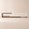 Extendable LED TV Lowboard Quoint with 3 Drawers, 1790 mm - 2550 mm