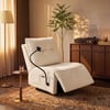 Performance Chenille Power Swivel Rocker Recliner Accent Chair with Phone Holder