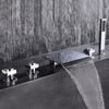 Moda Contemporary Waterfall Deck-Mount Roman Tub Faucet with Handshower in Chrome