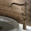 Rubinetto da bagno in ottone con doppia croce in stile classico Chester