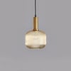 Minimalistische stijlvolle 1-licht gouden metalen lantaarnvormige hanglamp stijl A