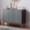 Modern 119 cm Wood Sideboard with 3 Doors & Adjustable Shelves