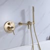 Stev Single Handle Wall Mounted Hot Tub Faucet with Solid Brass Hand Shower