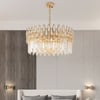 Ketose Modern Gold 9-Light Crystal Chandelier with Adjustable Chain