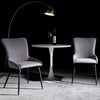 Modern Upholstered Dining Chair Dining Room Chair Set of 2 in Grey
