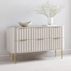 Modern White 1200 mm Wardrobe with 6 Drawers