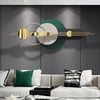 1600mm Modern Metal Wall Decor ,Living Room Bedroom Geometric Wall Art in Gold & Green