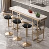 Taburete de bar moderno ajustable, de lujo accesible, con giro y en terciopelo negro