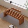 Tufted Velvet Entryway Bench Entryway Furniture in Brown (47.2'')