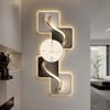 1000mm Large Silent Wall Clock Light Modern Abstract Geometric Decor Art Living Room