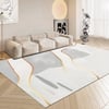 6' x 9' Modern Rectangle Nylon Area Rug for Living Room & Bedroom
