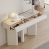Console moderne Humply 1220 mm avec rangement, cuir synthétique