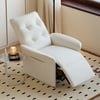 Skórzane krzesło Power Recliner Accent z boczną kieszenią