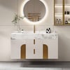 Artis 36" Floating Single Bathroom Vanity with Sink, Sintered Stone Top, Ample Storage