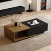 Quoint 120 - 175 cm Extendable Coffee Table with 2 Drawers