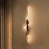 39.4" Black and Gold Tri-color LED Wall SconceLighting