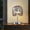 Modern Chrome 3-Color Light LED Table Lamp