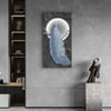 1000mm Modern LED Peacock Wall Art with USB Charging