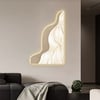 39.4" Modern Wall Art Home Decor Built-in LED Lights