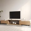 Mordel 63"-94" Extendable Natural TV Stand with Storage