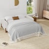 Curva 83" Queen 3-Seater Boucle Sleeper Sofa with Mattress
