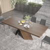 Farmhouse 79"–94" Extendable Rectangular Walnut Dining Table, Seats 6–8