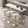 Taburete de bar moderno ajustable con giro y tapizado en terciopelo blanco