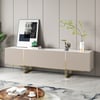 Grovyn 2200mm Sintered Stone Top Fluted TV Stand with Storage