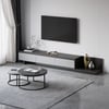 TV-meubel en salontafelset Fero, uitschuifbaar van 200 cm tot 360 cm