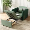 33.9" 1-Seater Velvet Convertible Sleeper Sofa