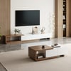 Ensemble meuble TV extensible et table basse Quoint