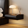 Humply Leather Floating Smart Bedside Table with Drawer